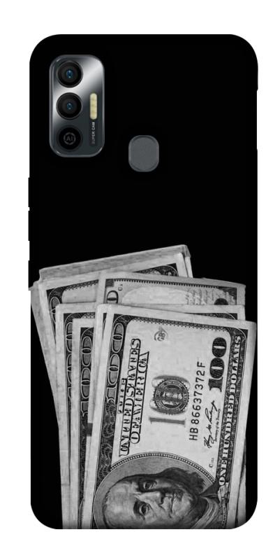 Чохол itsPrint Money pack для TECNO Spark 7, гроші, купити оптом з доставкою