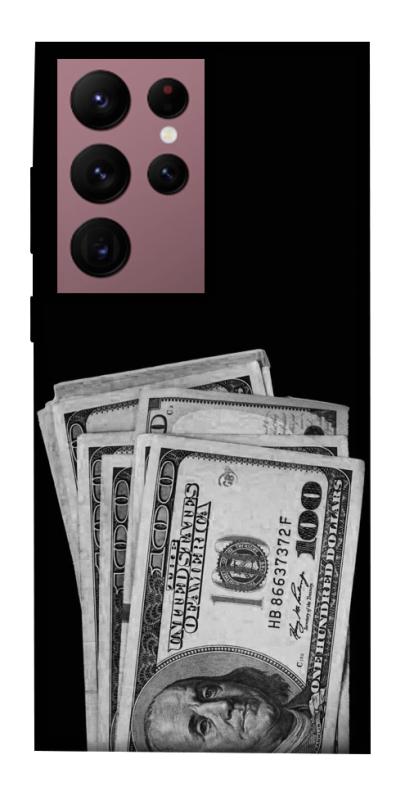 Чехол itsPrint Money pack для Samsung Galaxy S22 Ultra, деньги, купить оптом с доставкой