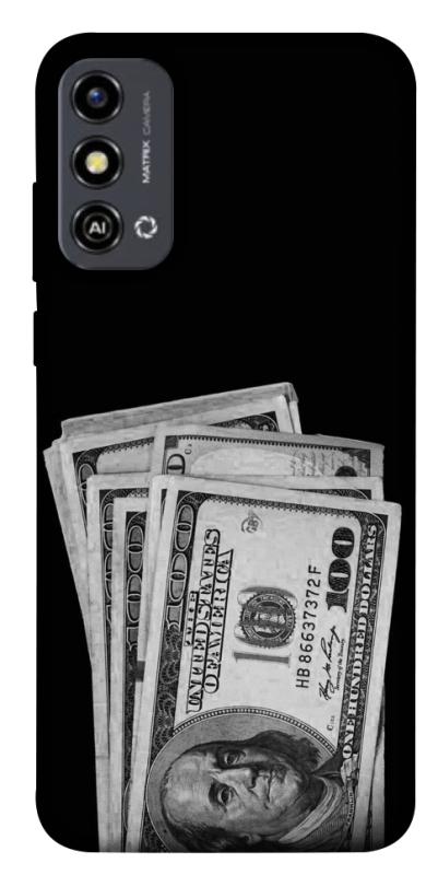 Чехол itsPrint Money pack для ZTE Blade A53, деньги, купить оптом с доставкой