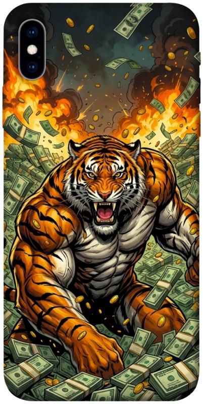 Чохол itsPrint Money tiger для Apple iPhone X (5.8"), гроші, купити оптом з доставкою