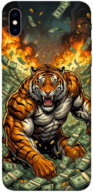 Чохол itsPrint Money tiger для Apple iPhone XS Max (6.5"), гроші, купити оптом з доставкою
