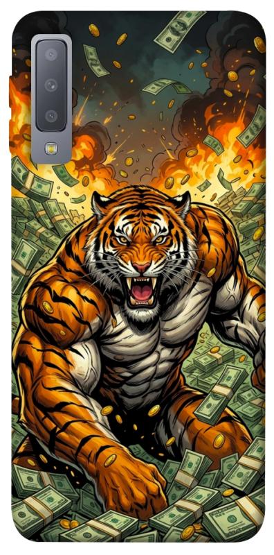 Чохол itsPrint Money tiger для Samsung A750 Galaxy A7 (2018), гроші, купити оптом з доставкою