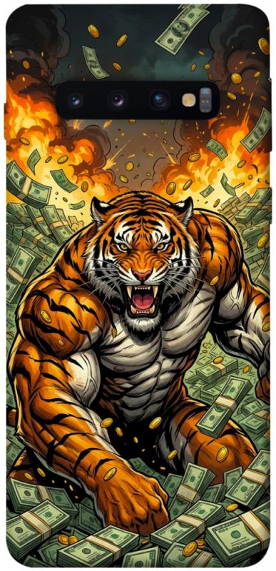 Чохол itsPrint Money tiger для Samsung Galaxy S10, гроші, купити оптом з доставкою