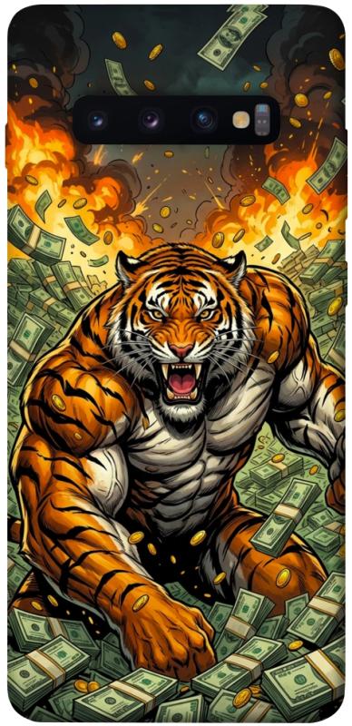 Чехол itsPrint Money tiger для Samsung Galaxy S10+, деньги, купить оптом с доставкой
