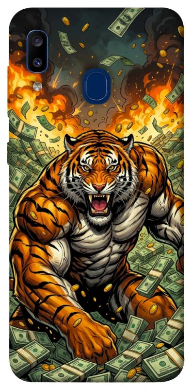 Чехол itsPrint Money tiger для Samsung Galaxy A20 / A30, деньги, купить оптом с доставкой