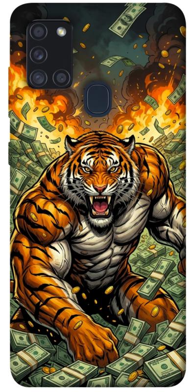 Чехол itsPrint Money tiger для Samsung Galaxy A21s, деньги, купить оптом с доставкой