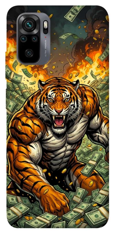 Чохол itsPrint Money tiger для Xiaomi Redmi Note 10 / Note 10s, гроші, купити оптом з доставкою