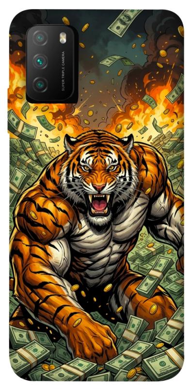 Чохол itsPrint Money tiger для Xiaomi Poco M3, гроші, купити оптом з доставкою