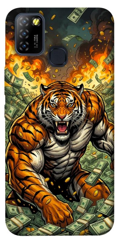 Чехол itsPrint Money tiger для Infinix Hot 10 Lite, деньги, купить оптом с доставкой