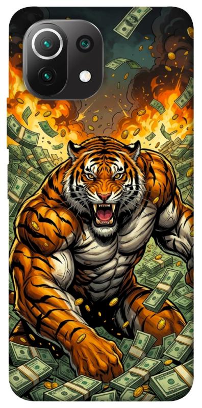 Чохол itsPrint Money tiger для Xiaomi Mi 11 Lite, гроші, купити оптом з доставкою