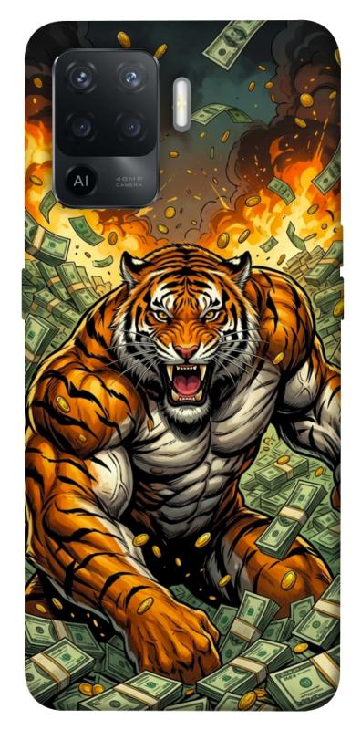 Чохол itsPrint Money tiger для Oppo Reno 5 Lite, гроші, купити оптом з доставкою