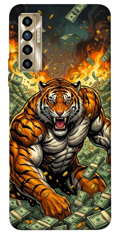 Чохол itsPrint Money tiger для TECNO Camon 17P, гроші, купити оптом з доставкою