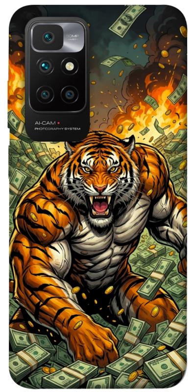 Чохол itsPrint Money tiger для Xiaomi Redmi 10, гроші, купити оптом з доставкою