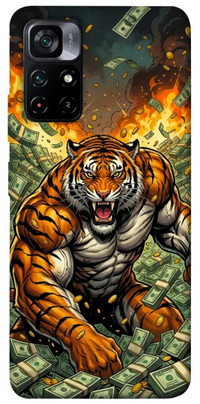 Чохол itsPrint Money tiger для Xiaomi Poco M4 Pro 5G, гроші, купити оптом з доставкою