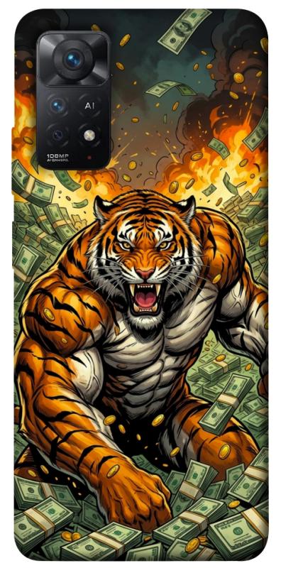 Чохол itsPrint Money tiger для Xiaomi Redmi Note 11 Pro 4G/5G, гроші, купити оптом з доставкою