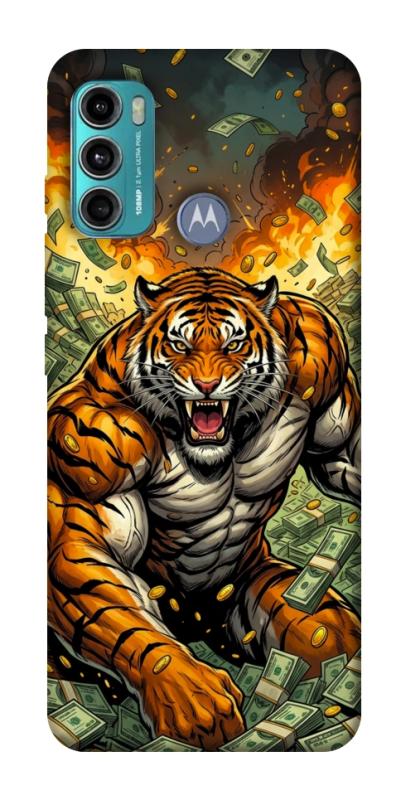 Чехол itsPrint Money tiger для Motorola Moto G60, деньги, купить оптом с доставкой