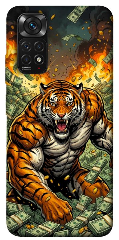 Чохол itsPrint Money tiger для Xiaomi Redmi Note 11 (Global) / Note 11S, гроші, купити оптом з доставкою