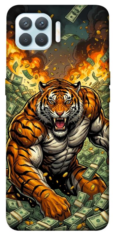 Чохол itsPrint Money tiger для Oppo F17 Pro, гроші, купити оптом з доставкою