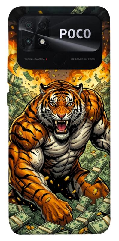 Чохол itsPrint Money tiger для Xiaomi Poco C40, гроші, купити оптом з доставкою