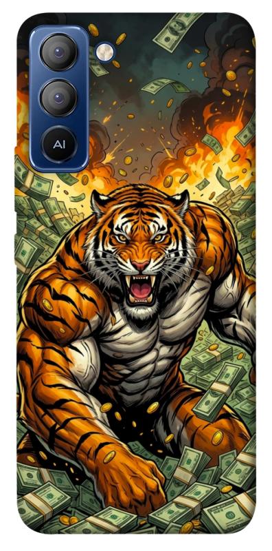 Чохол itsPrint Money tiger для TECNO Pop 5 LTE, гроші, купити оптом з доставкою