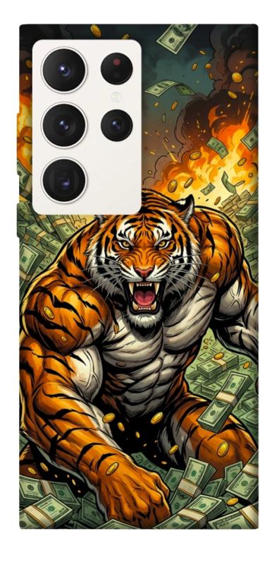 Чохол itsPrint Money tiger для Samsung Galaxy S23 Ultra, гроші, купити оптом з доставкою