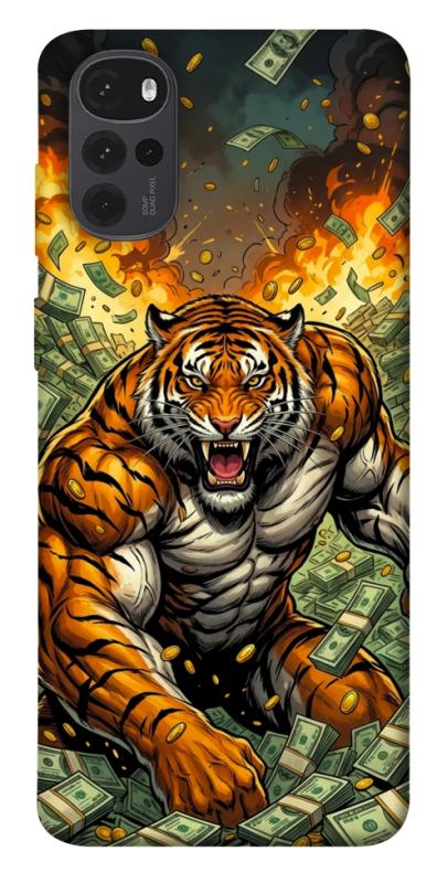 Чехол itsPrint Money tiger для Motorola Moto G22, деньги, купить оптом с доставкой
