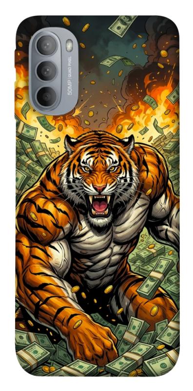 Чехол itsPrint Money tiger для Motorola Moto G31, деньги, купить оптом с доставкой