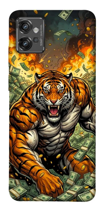 Чехол itsPrint Money tiger для Motorola Moto G32, деньги, купить оптом с доставкой