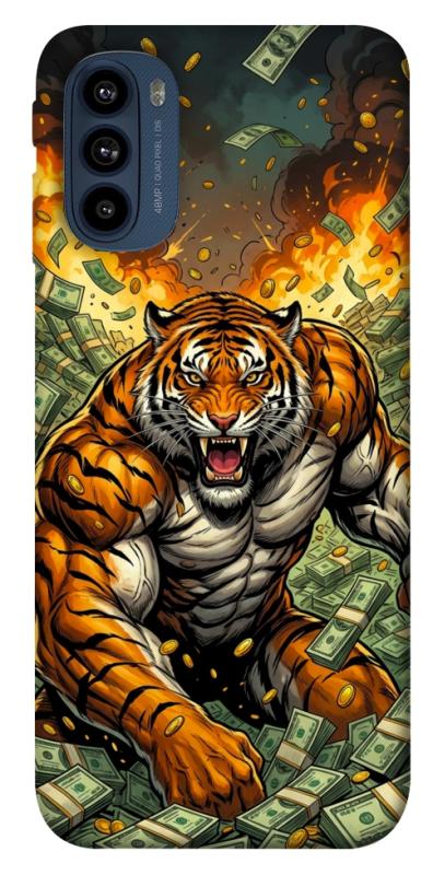 Чехол itsPrint Money tiger для Motorola Moto G41, деньги, купить оптом с доставкой