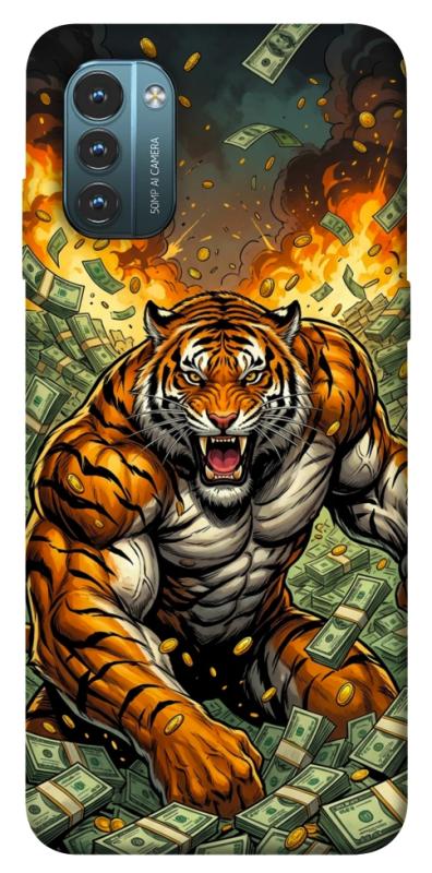 Чохол itsPrint Money tiger для Nokia G21, гроші, купити оптом з доставкою