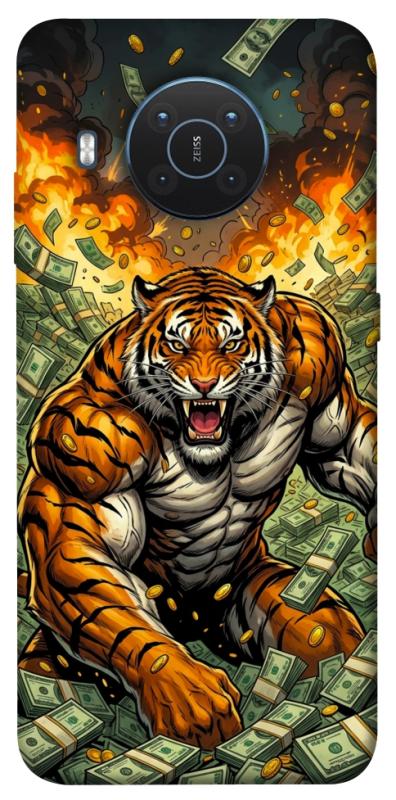 Чехол itsPrint Money tiger для Nokia X10 / X20, деньги, купить оптом с доставкой