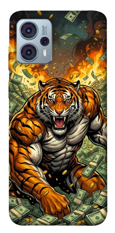 Чехол itsPrint Money tiger для Motorola Moto G23, деньги, купить оптом с доставкой