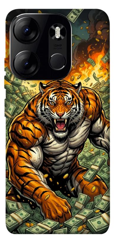 Чохол itsPrint Money tiger для Tecno Spark Go 2023, гроші, купити оптом з доставкою