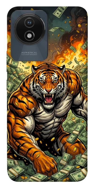 Чохол itsPrint Money tiger для Vivo Y02, гроші, купити оптом з доставкою