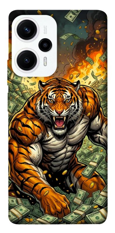 Чехол itsPrint Money tiger для Xiaomi Poco F5 / Note 12 Turbo, деньги, купить оптом с доставкой