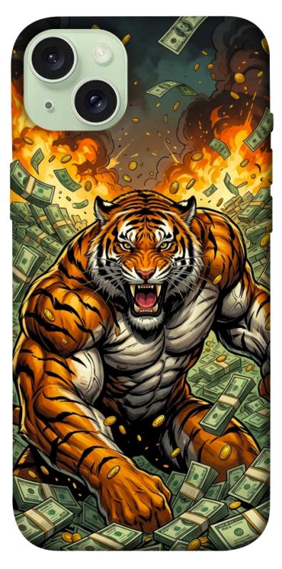 Чехол itsPrint Money tiger для Apple iPhone 15 Plus (6.7"), деньги, купить оптом с доставкой