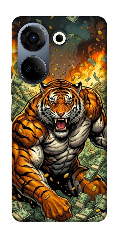Чохол itsPrint Money tiger для TECNO Camon 20 Pro (CK7n), гроші, купити оптом з доставкою
