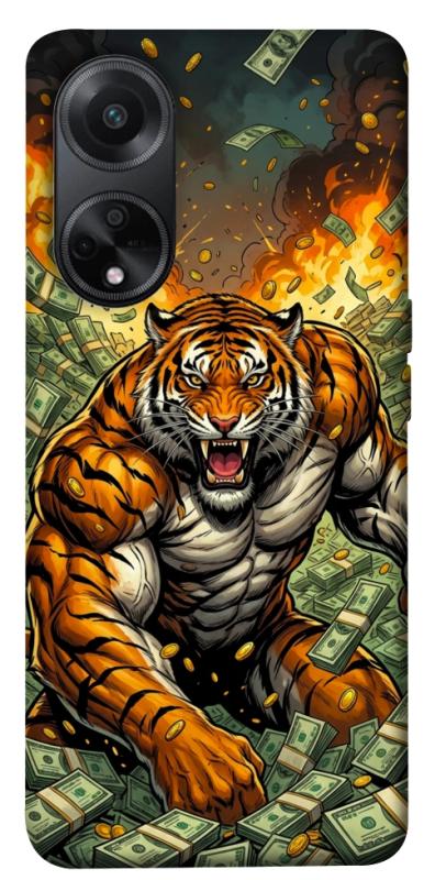 Чохол itsPrint Money tiger для Oppo A58 4G, гроші, купити оптом з доставкою