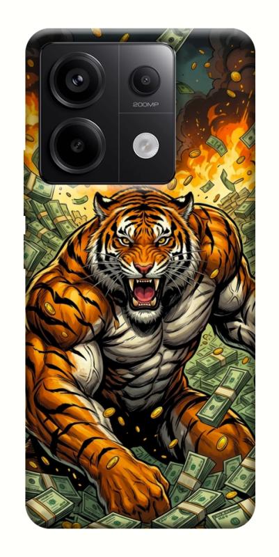 Чохол itsPrint Money tiger для Xiaomi Redmi Note 13 Pro 4G, гроші, купити оптом з доставкою