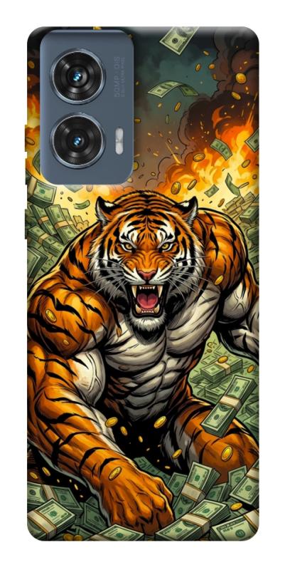 Чехол itsPrint Money tiger для Motorola Edge 50 Fusion, деньги, купить оптом с доставкой