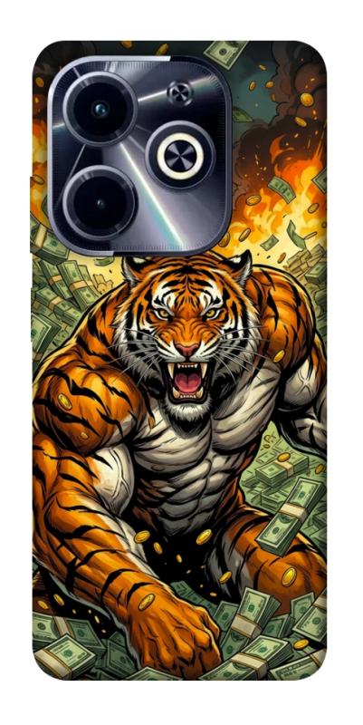 Чехол itsPrint Money tiger для Infinix Hot 40i, деньги, купить оптом с доставкой