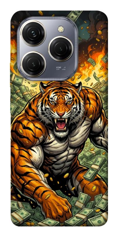 Чехол itsPrint Money tiger для TECNO Spark 20 Pro, деньги, купить оптом с доставкой