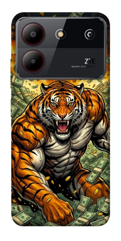 Чохол itsPrint Money tiger для ZTE Blade A54 4G, гроші, купити оптом з доставкою