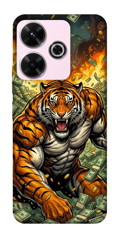 Чохол itsPrint Money tiger для Xiaomi Redmi 13 4G / Poco M6 4G, гроші, купити оптом з доставкою