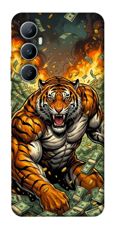 Чехол itsPrint Money tiger для Realme C65 4G, деньги, купить оптом с доставкой
