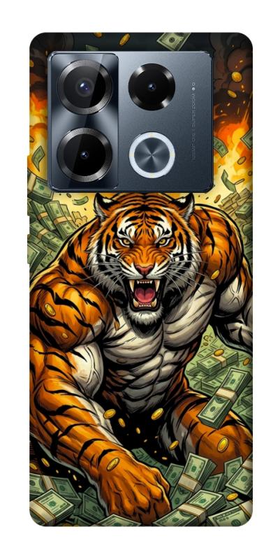 Чохол itsPrint Money tiger для Infinix Note 40 Pro 4G, гроші, купити оптом з доставкою