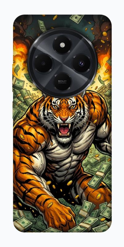 Чохол itsPrint Money tiger для Xiaomi Redmi 14C / Poco C75, гроші, купити оптом з доставкою