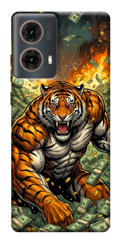 Чехол itsPrint Money tiger для Motorola Moto G85, деньги, купить оптом с доставкой