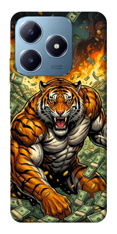 Чехол itsPrint Money tiger для Realme C63 4G, деньги, купить оптом с доставкой