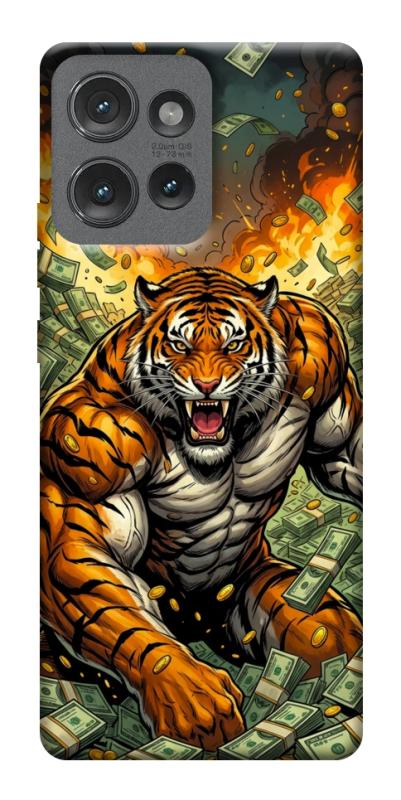 Чехол itsPrint Money tiger для Motorola Edge 50, деньги, купить оптом с доставкой
